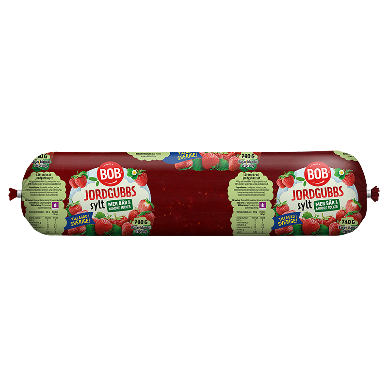 Lättsockrad Jordgubbssylt