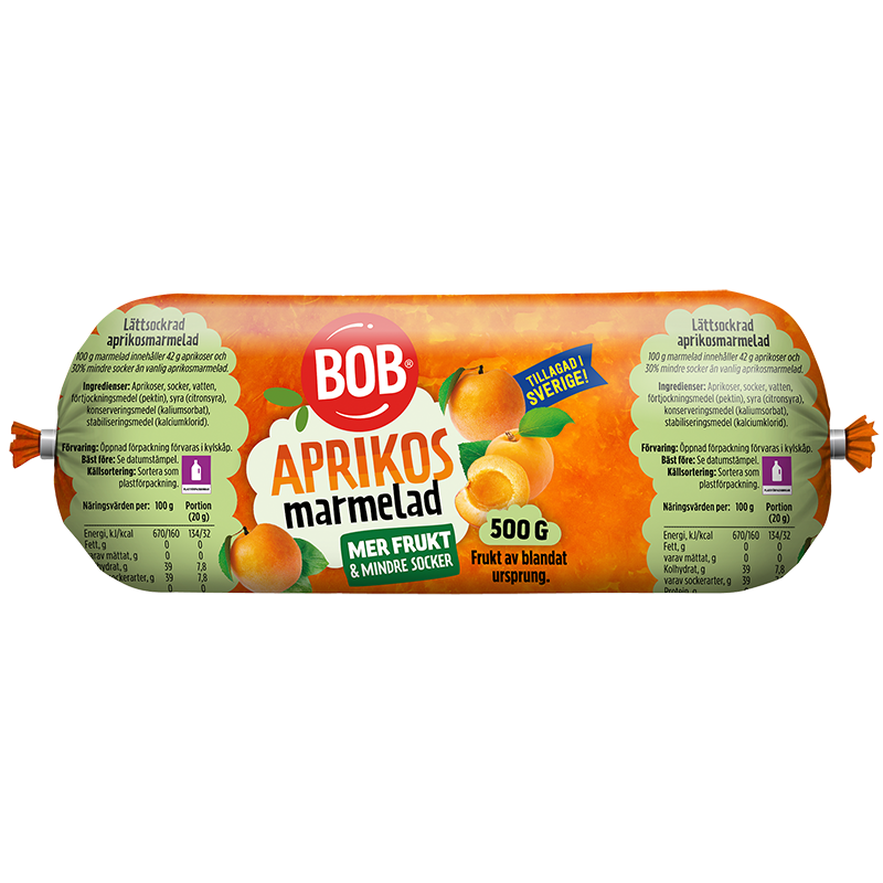 Lättsockrad Aprikosmarmelad