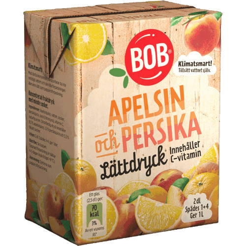 Lättdryck apelsin & persika