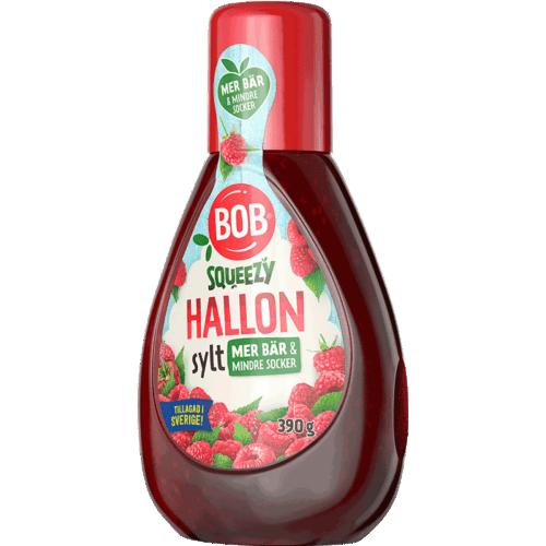 BOB Squeezy Hallonsylt 390 g