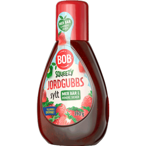 BOB Squeezy Jordgubbssylt 390 g