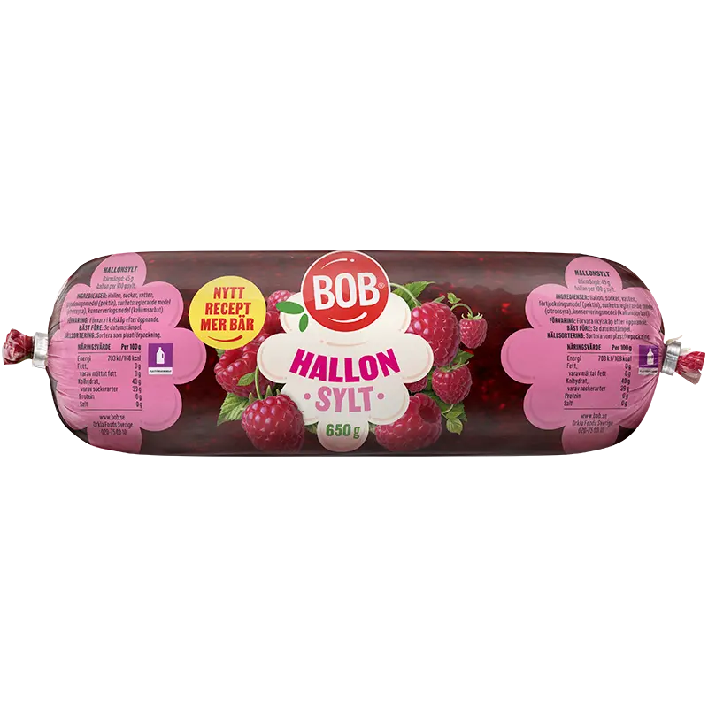 BOB Hallonsylt refill