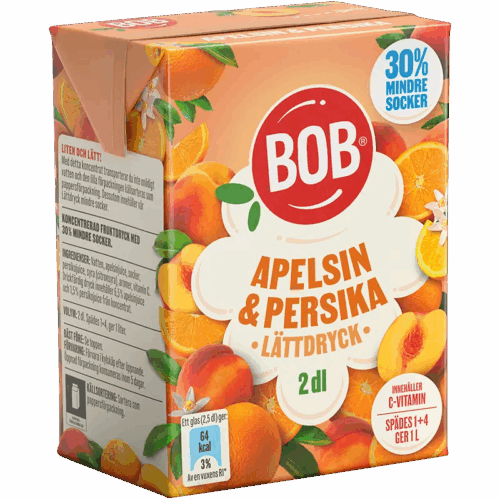Lättdryck apelsin & persika