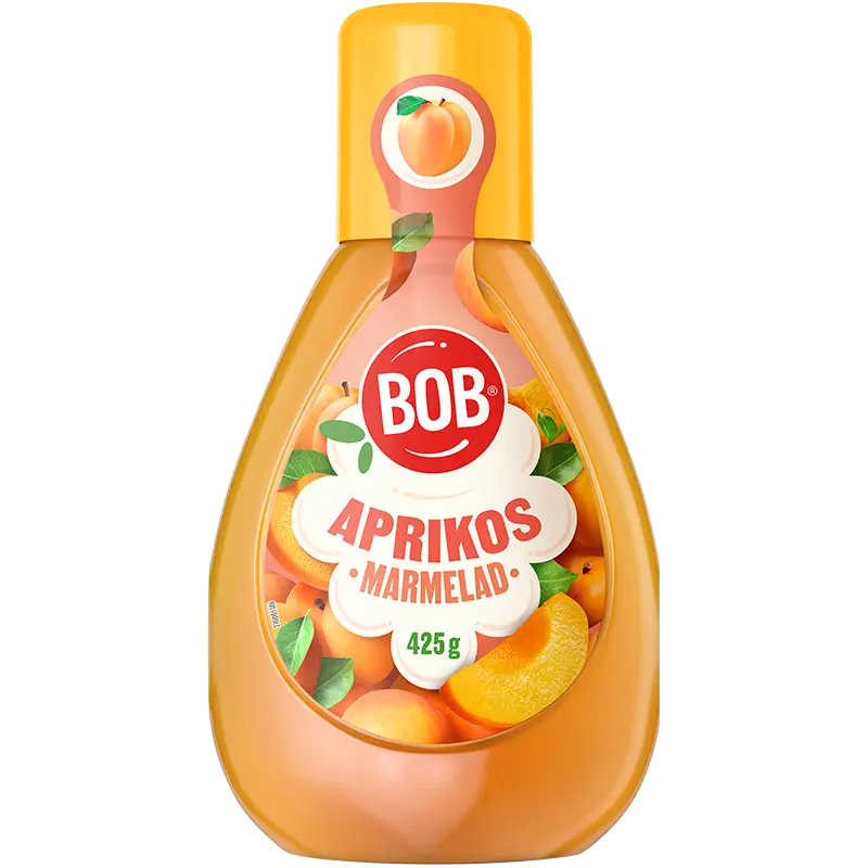 BOB Aprikosmarmelad 425 g
