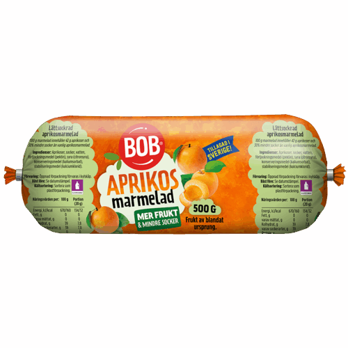 Lättsockrad Aprikosmarmelad