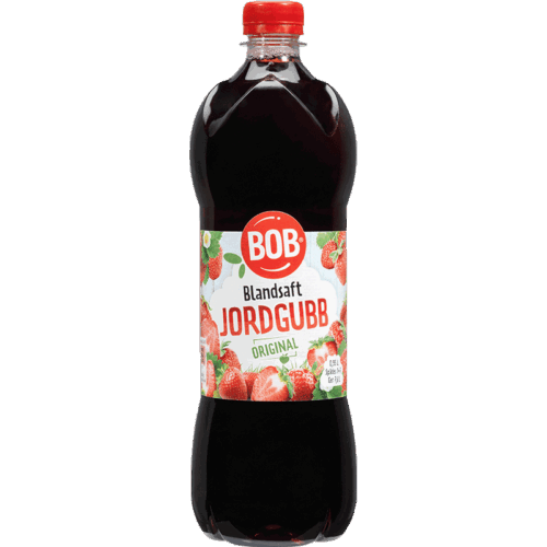 Blandsaft Jordgubb 0