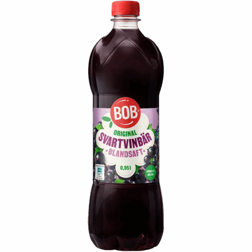 BOB Svartvinbär blandsaft 0