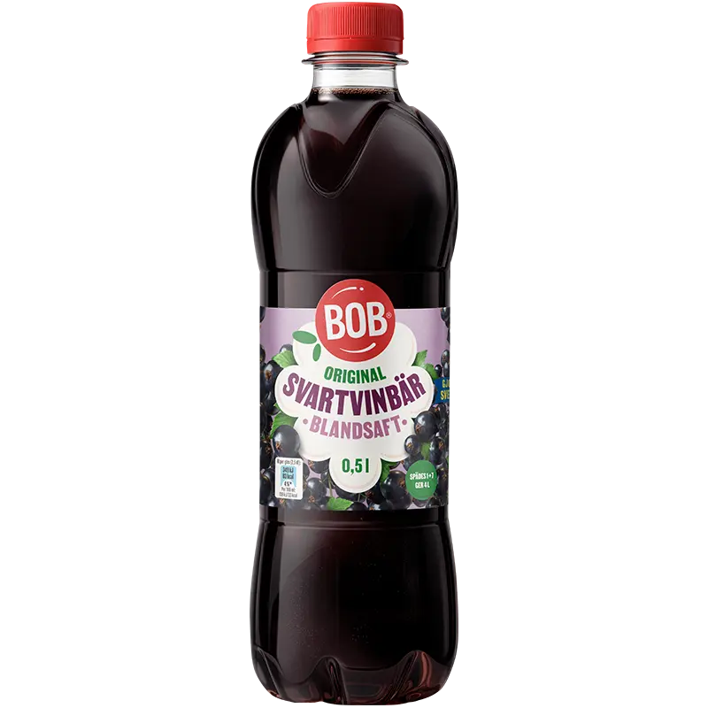 BOB Svartvinbär blandsaft 0